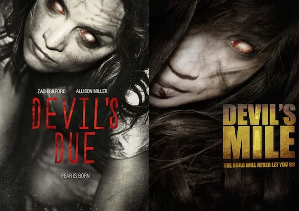  "Devil's Mile" borrows from more than just the "Devil's Due" poster.