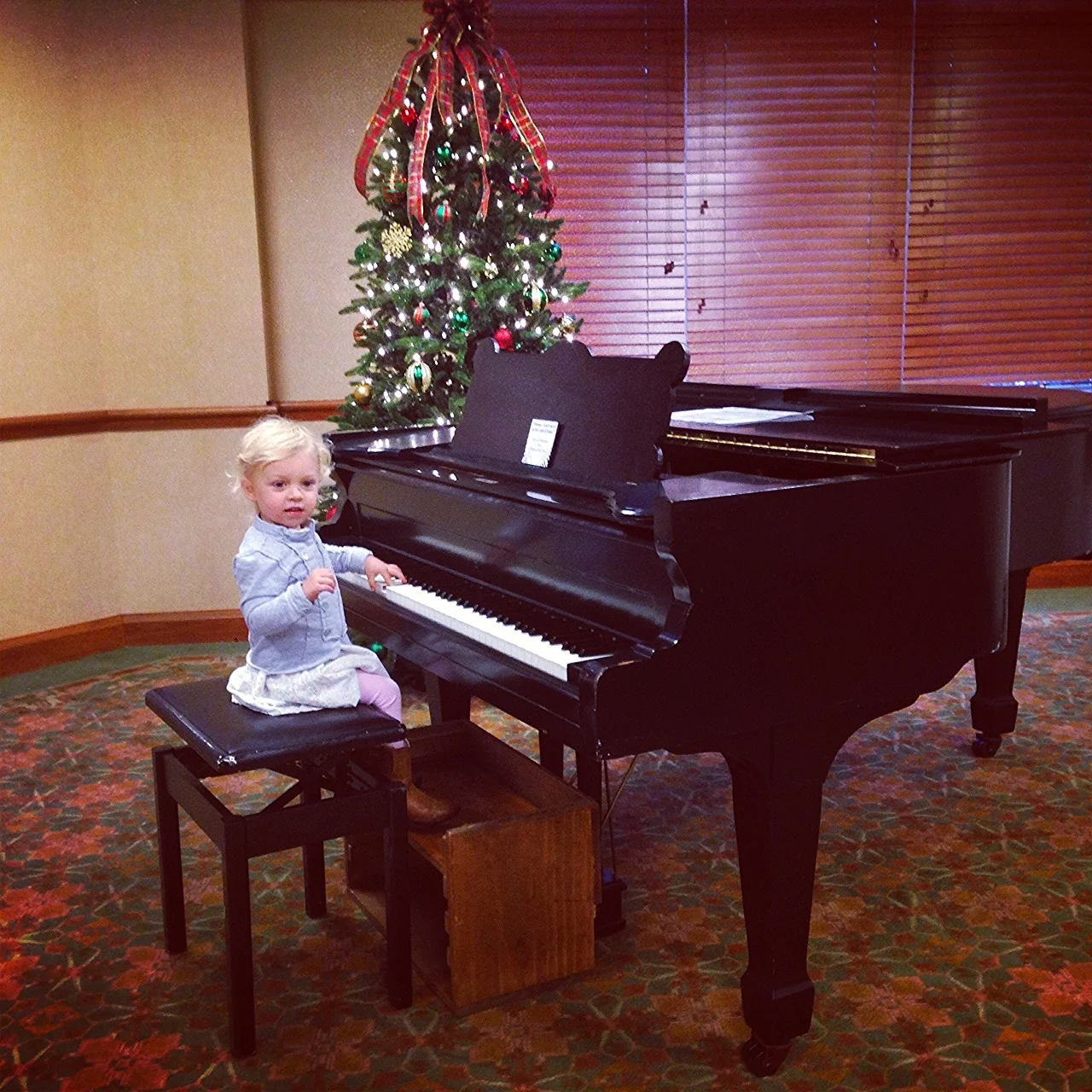 My daughter Audrey, age 2
