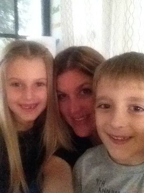 Here are my 2 babies ....I didn't realize that trying to find a photo of myself with these 2 was so hard........ note to self take more pics with my family!