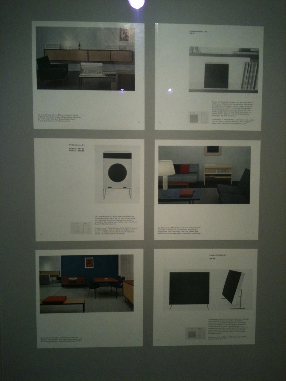 Today's visit to the Dieter Rams Exhibition