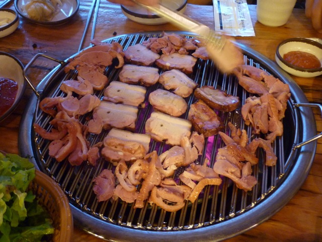 Dinner at 온누리장작구이