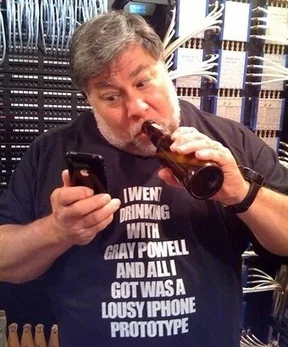 Came across this pic on the Gizmodo site. Woz has an amazing sense of humour^^ Sent from my iPhone