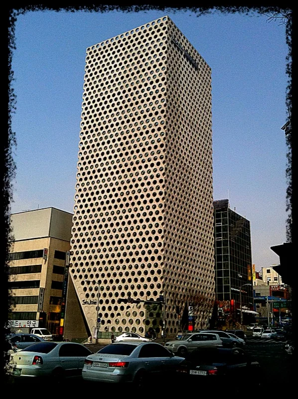 Came acress this unusual architecture in the Gangnam area. Sent from my iPhone