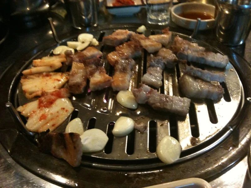 Oh boy is this gorgeous. Friday night with beer and 삼겹살 Sent from my iPhone