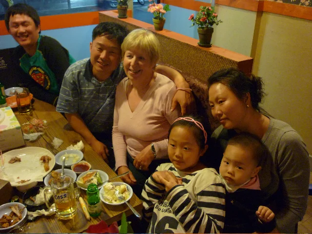 Mother and Richard's first days in Korea