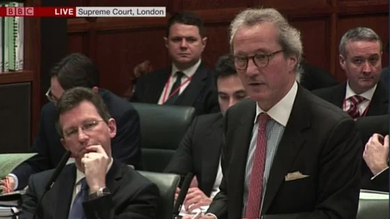 Lord Keen in action at last week's Supreme Court Hearing