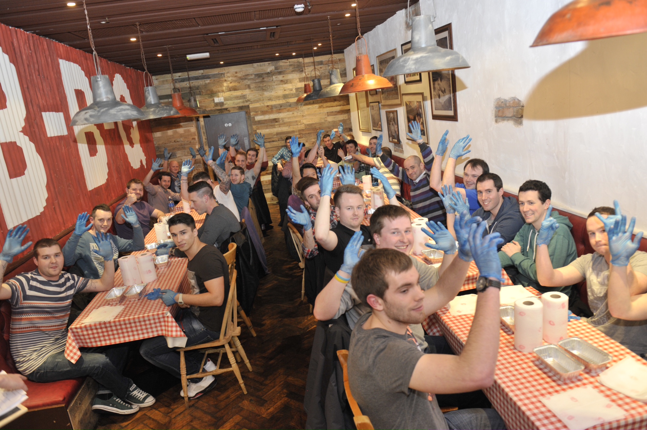 Belfast's First Man vs Food - Bubbacue's Hot Wings Challenge