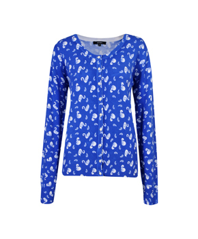 Rockabilly Bargain- Green Leopard Print Cardigan from Heaton's