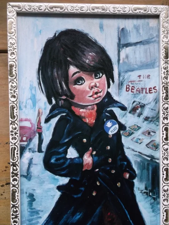 Groovy Beatles' Fan Gypsy Child Painting