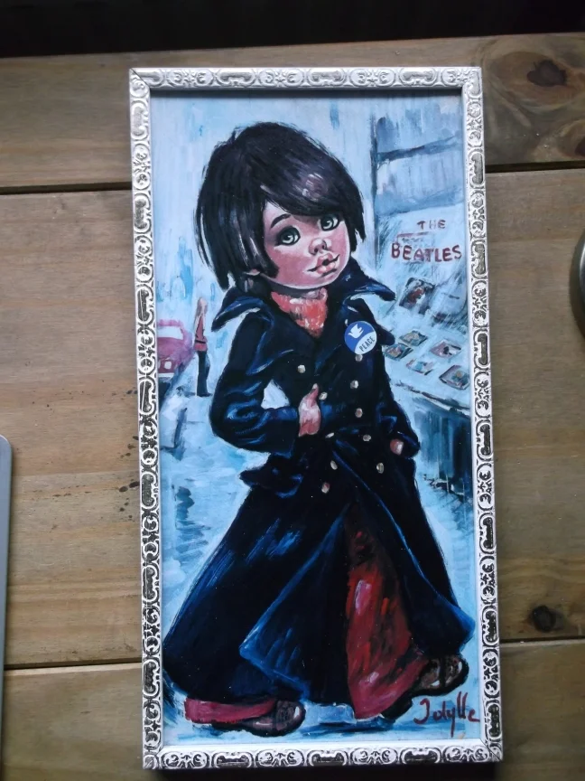 Groovy Beatles' Fan Gypsy Child Painting