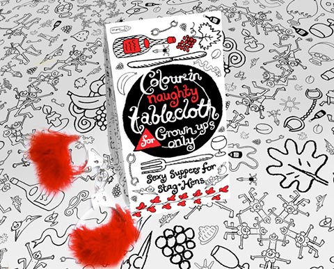 Eggnogg Colouring In Tableware- Doodley Fun for All Ages