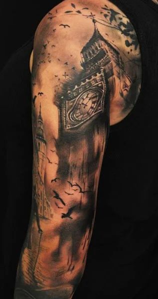 13 Thrilling Architecture Themed Tattoos
