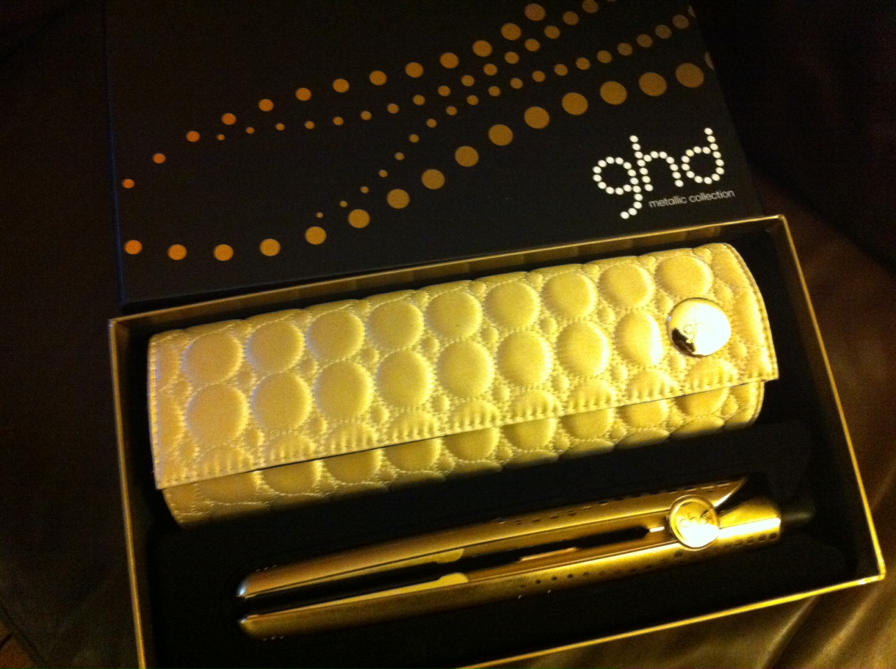My Kitschalicious New Gold GHD Hair Straighteners