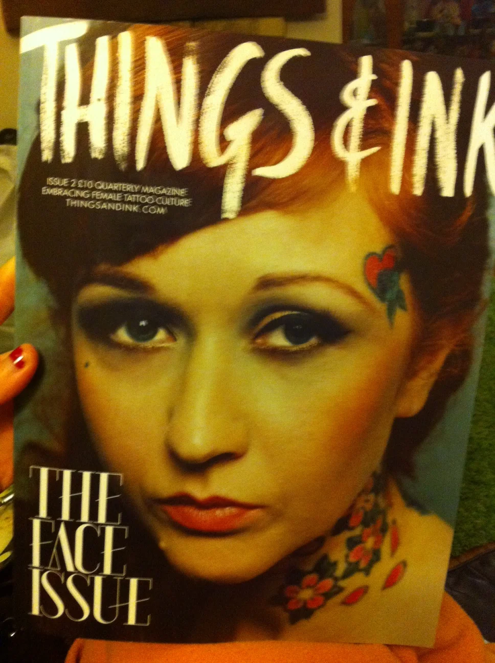 Things & Ink Magazine- Embracing Female Tattoo Culture. Issue 2- The Face