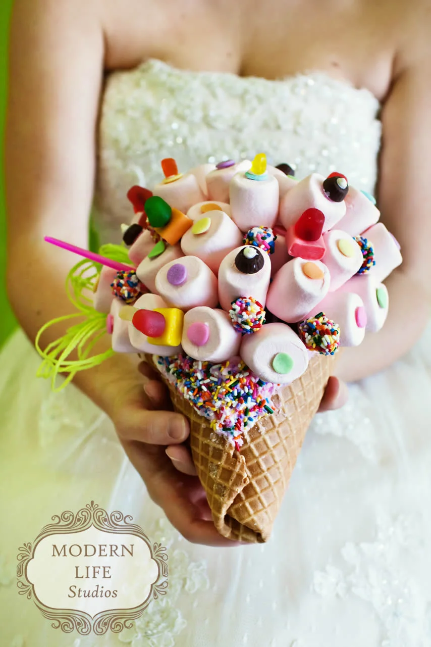 Unusual Wedding Bouquets for Alternative Brides.