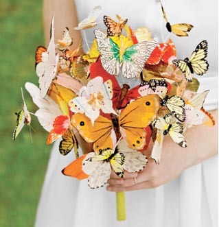Unusual Wedding Bouquets for Alternative Brides.