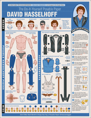 The Hoffsicle, and Other Totally Weird David Hasselhoff Merchandise on the World Wide Web