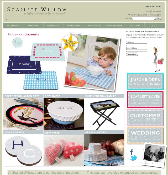 Scarlett Willow Personalised Tableware To Brighten Up Your Lunches This Spring