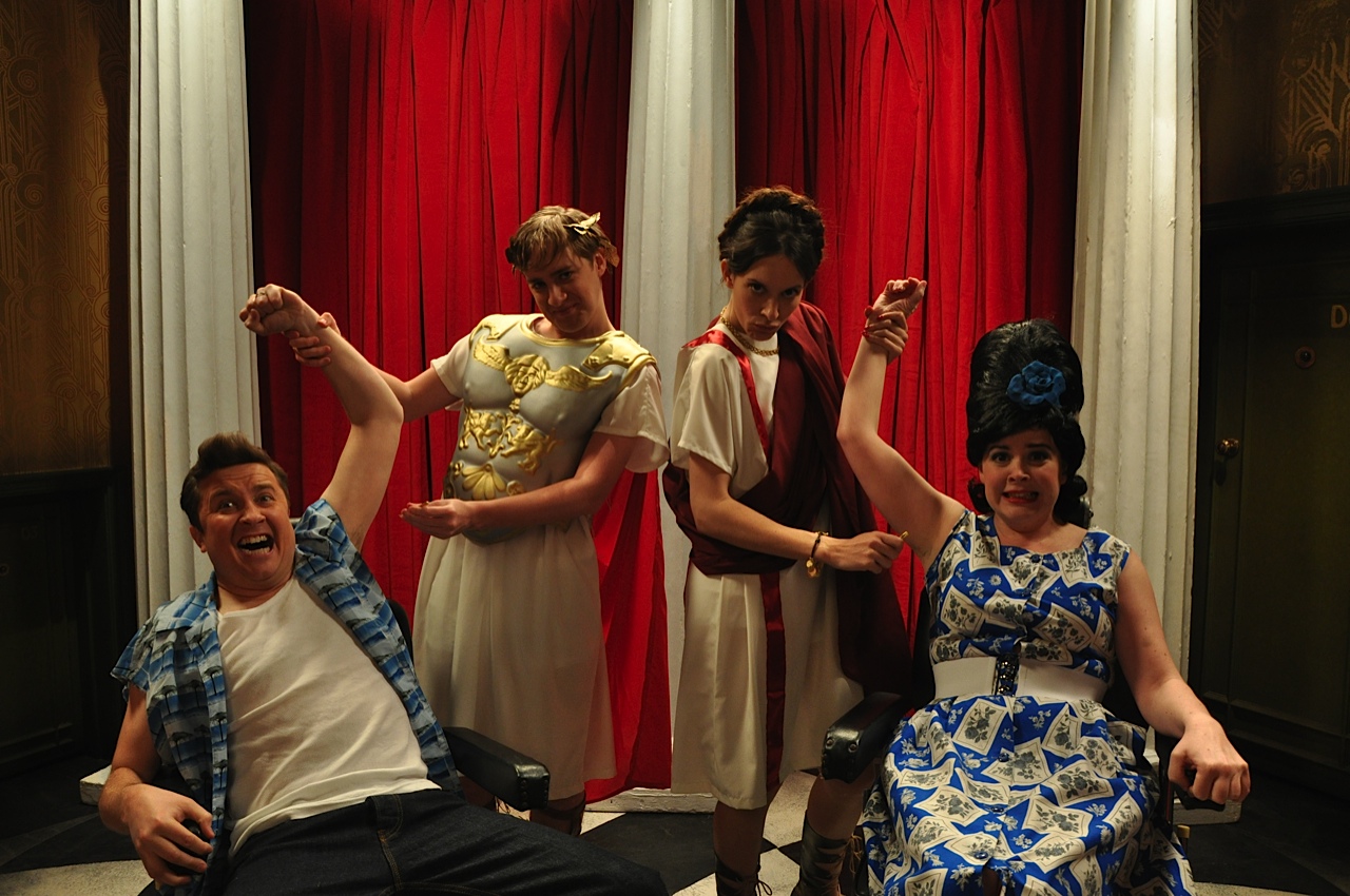 Series 2 of The Ministry of Curious Stuff- EXCLUSIVE Behind-the-scenes Photos of Vic Reeves & the Cast