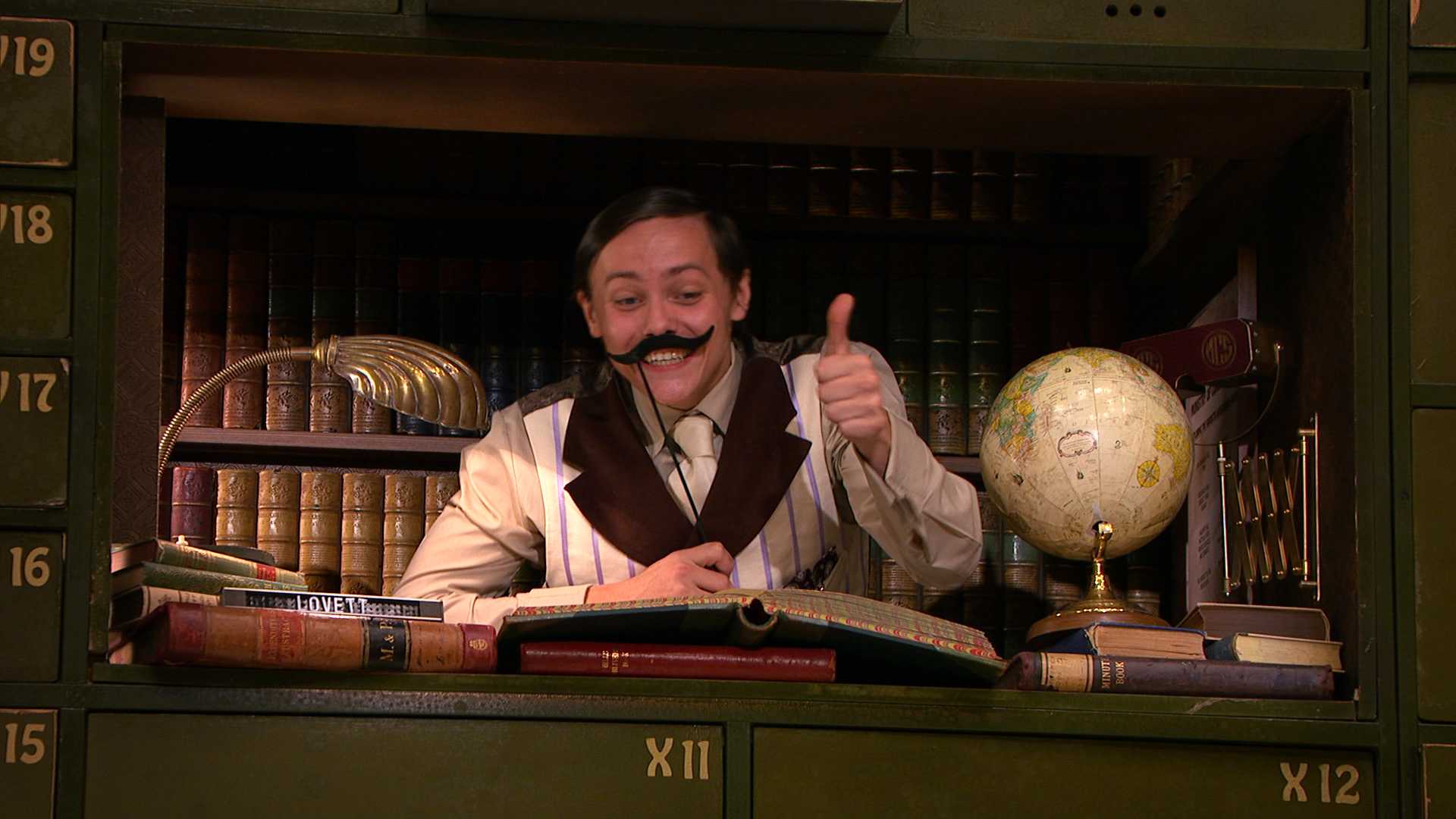 Series 2 of The Ministry of Curious Stuff- EXCLUSIVE Behind-the-scenes Photos of Vic Reeves & the Cast