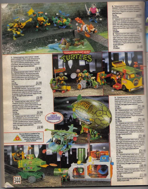 Toy Pages from the 1991 Argos Catalogue — The World of Kitsch