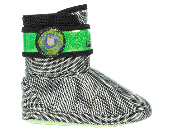 A Giant Toy Story Christmas Tree & Buzz Slipper Boots for Boys
