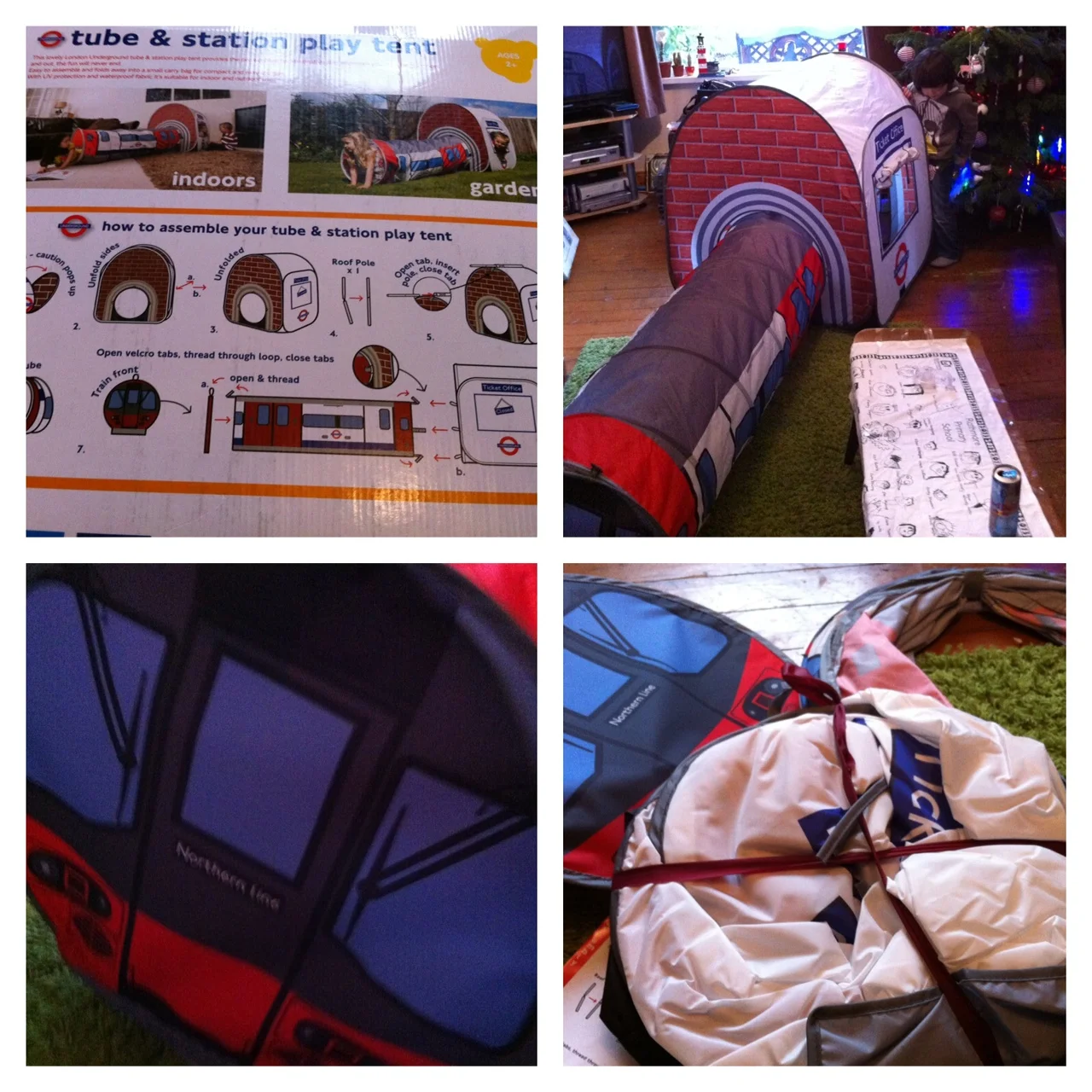 London Underground Train & Station Tent from Monster Factory