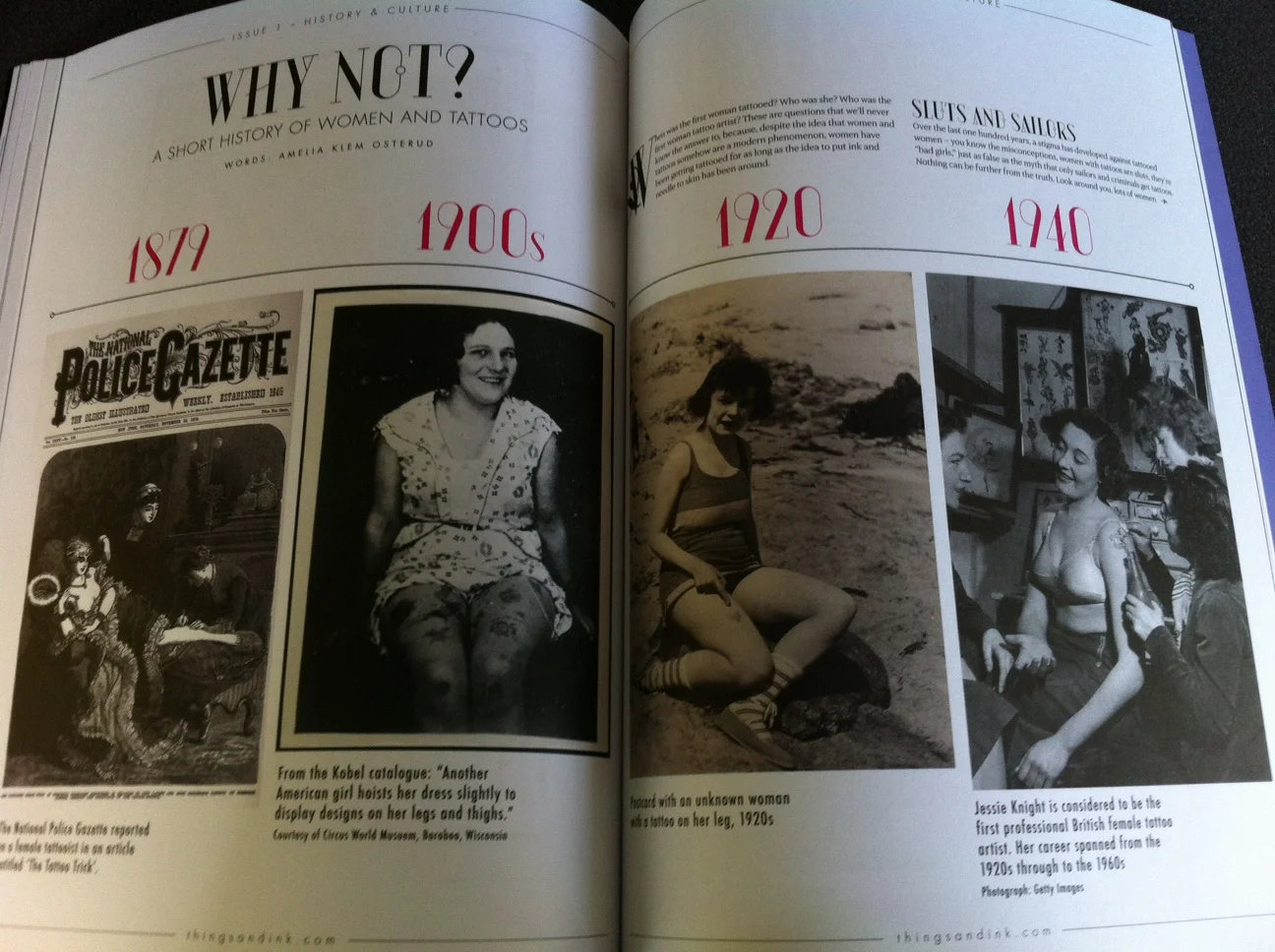 Things & Ink- a Tattoo Magazine Embracing Female Tattoo Culture- & I'm Their Home Ware Columnist