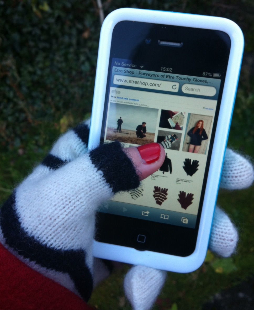 Tweeting Gloves for Winter 2012