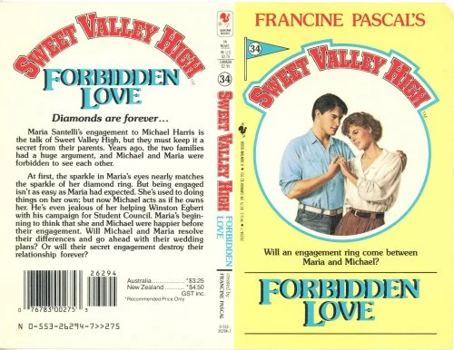 Sweet Valley High Cover Art- James L Mathewuse