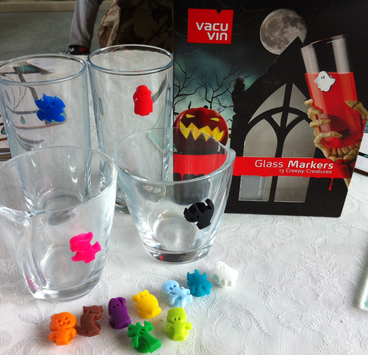Vacu Vin Wine Glass Markers — of Kitsch