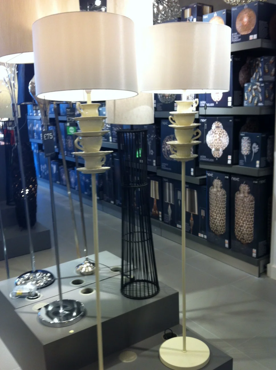 Tea Pot Table Lamp & Tea Cups Standing Lamp from Next