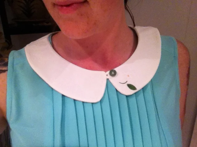 BeeVintage Irish Linen Peter Pan Collars