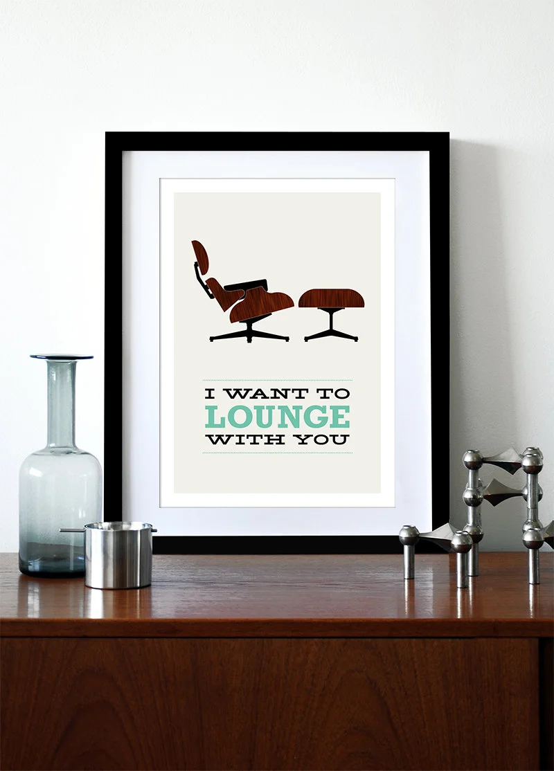 Eames' Lounge Chair. Etsy Picks