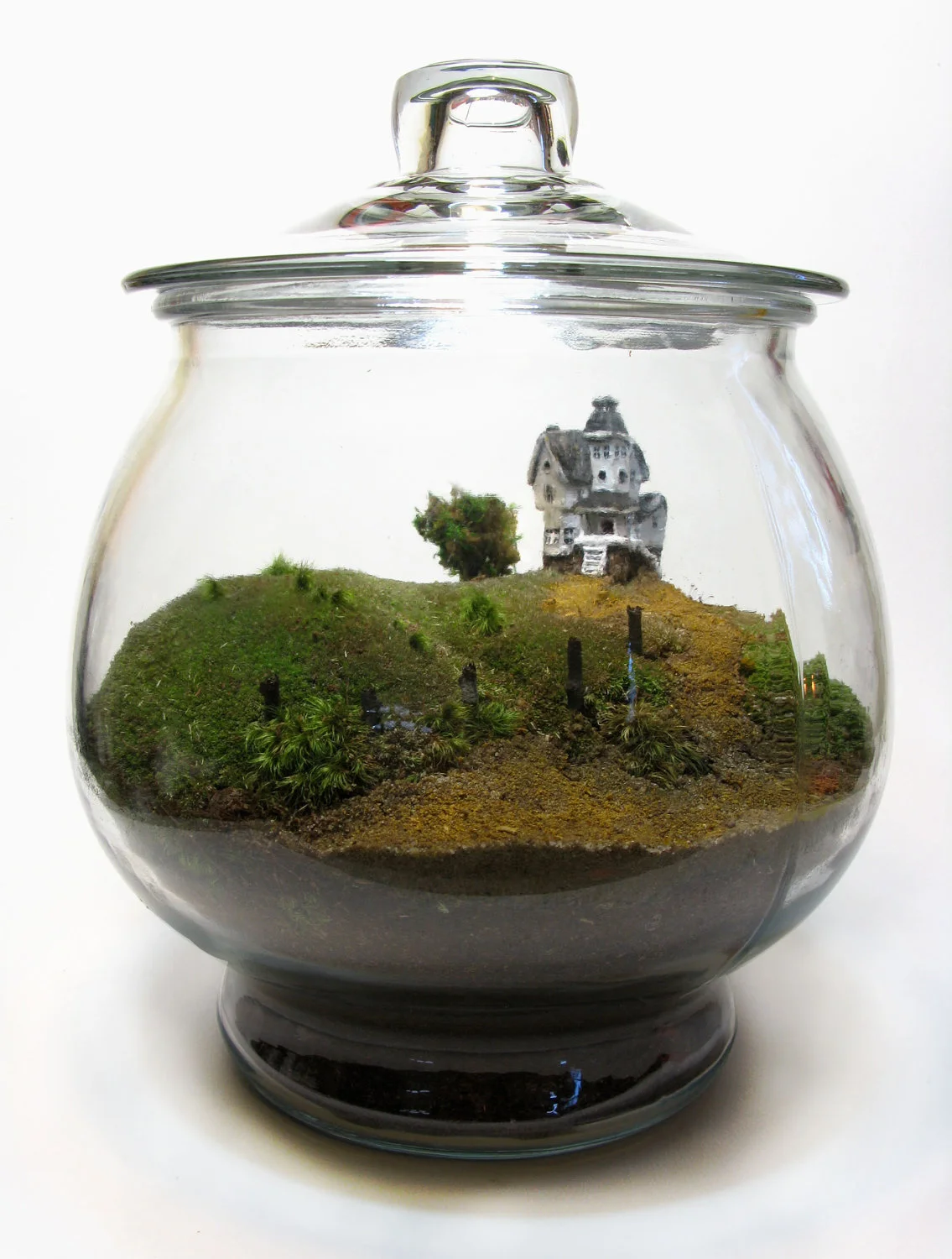 Miniature Beetlejuice House Terrarium