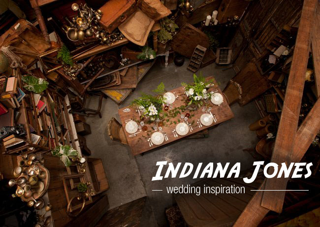 Indiana Jones Themed Wedding