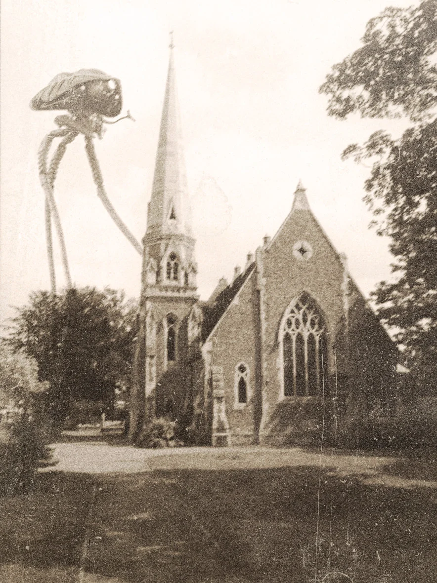 Terrifying War of the Worlds Illustrations