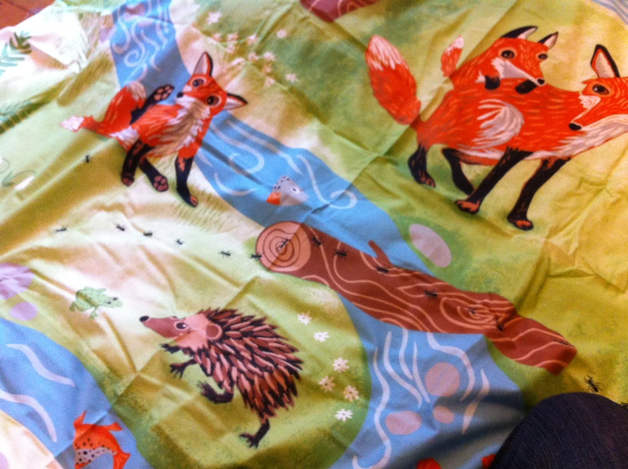 Ikea Fox Print Duvet Set