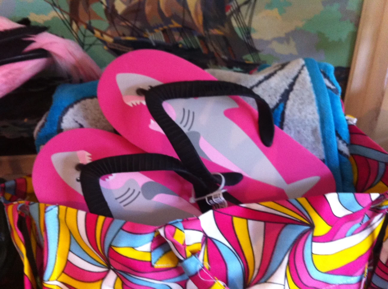 Shark Beach Flip Flops from Ikea