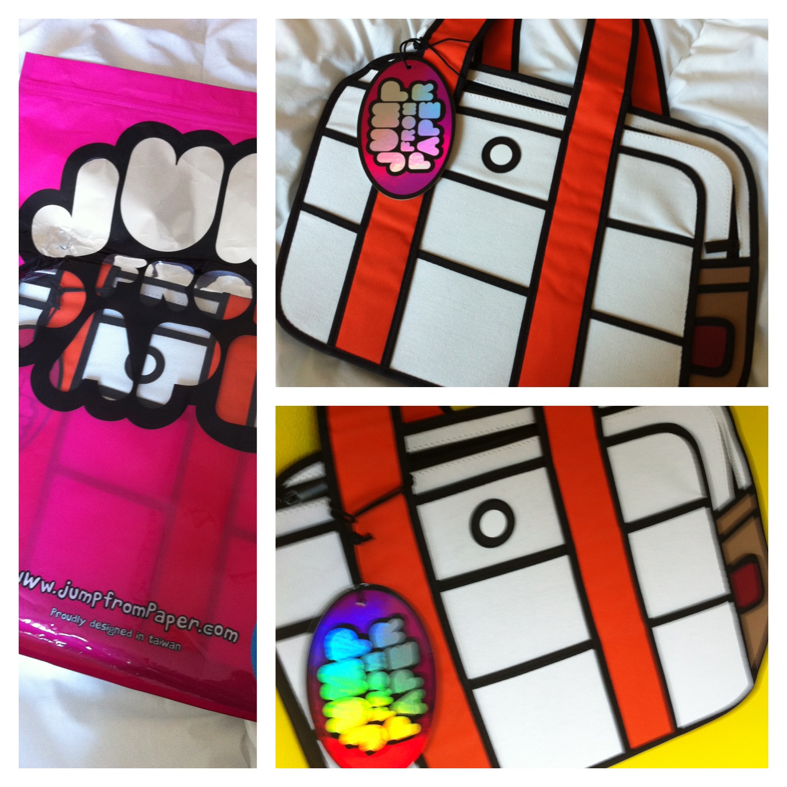 Amazing Optical Illusion Bags for Kooky Boys & Girls from Jump From Paper