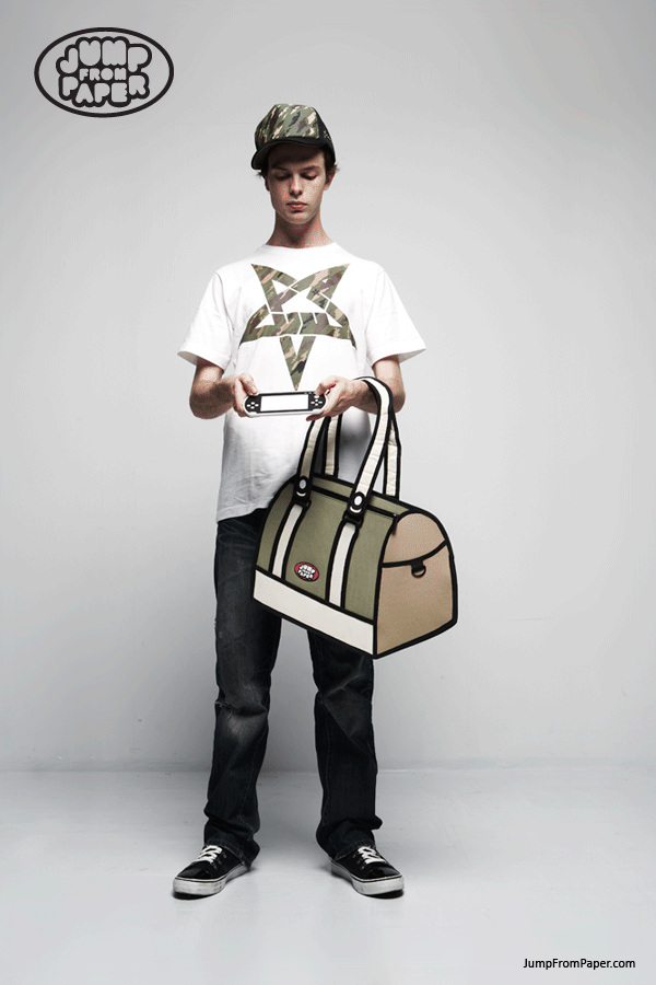 Amazing Optical Illusion Bags for Kooky Boys & Girls from Jump From Paper