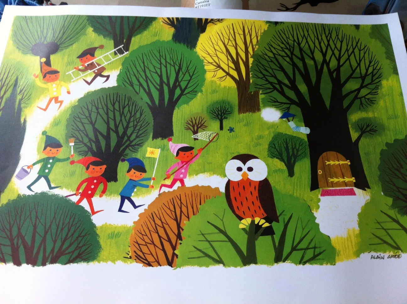 Whimsical 1960s' Illustration Prints by Alain Grée via Anorak Magazine
