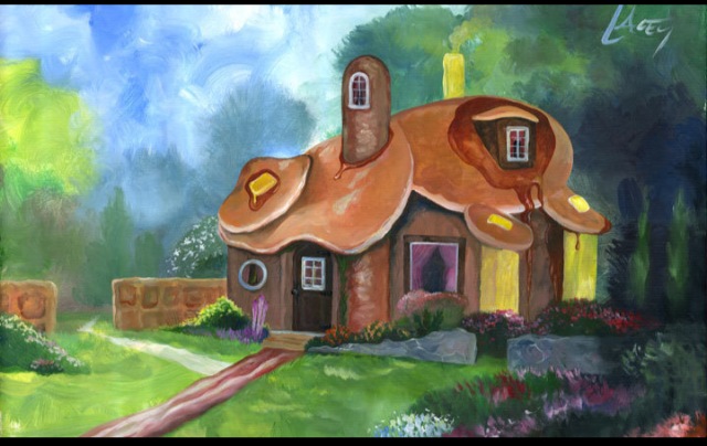 Whimsical Pancake Cottages