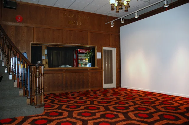 The Overlook Hotel Carpet Installation