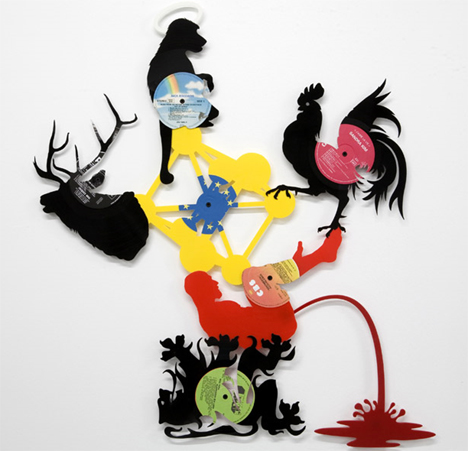 Intricate Vinyl Art by Carlos Aires & Introducing The True Vaults