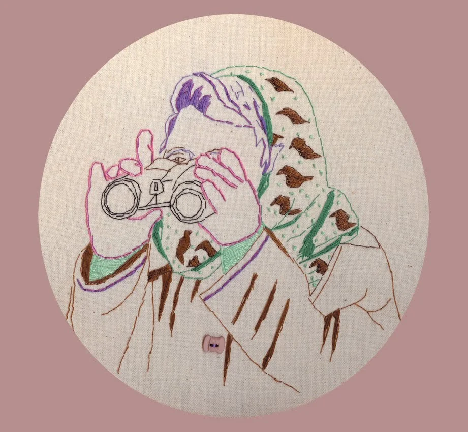Three Men & a Baby Embroidery & The Terrifically Twee Stitchings of Reena Makwana
