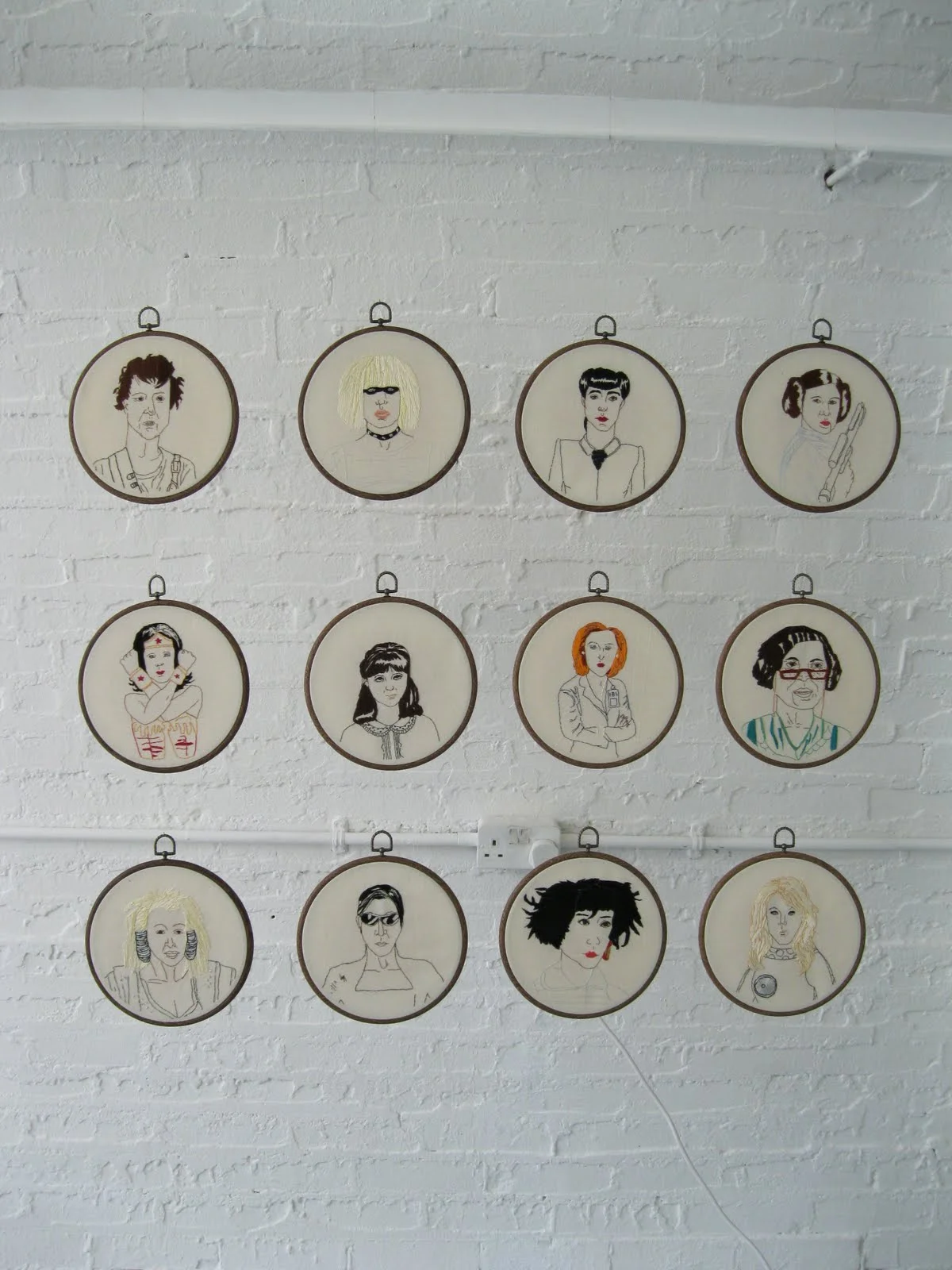 Three Men & a Baby Embroidery & The Terrifically Twee Stitchings of Reena Makwana