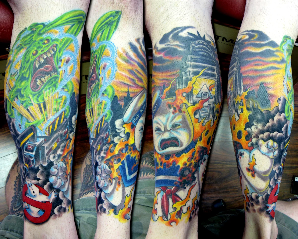 Ghostbusters Tattoos, Plus I Meet Some 'Busters