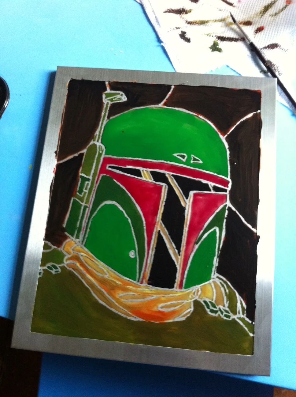 Boba Fett Stained Glass- by Me!