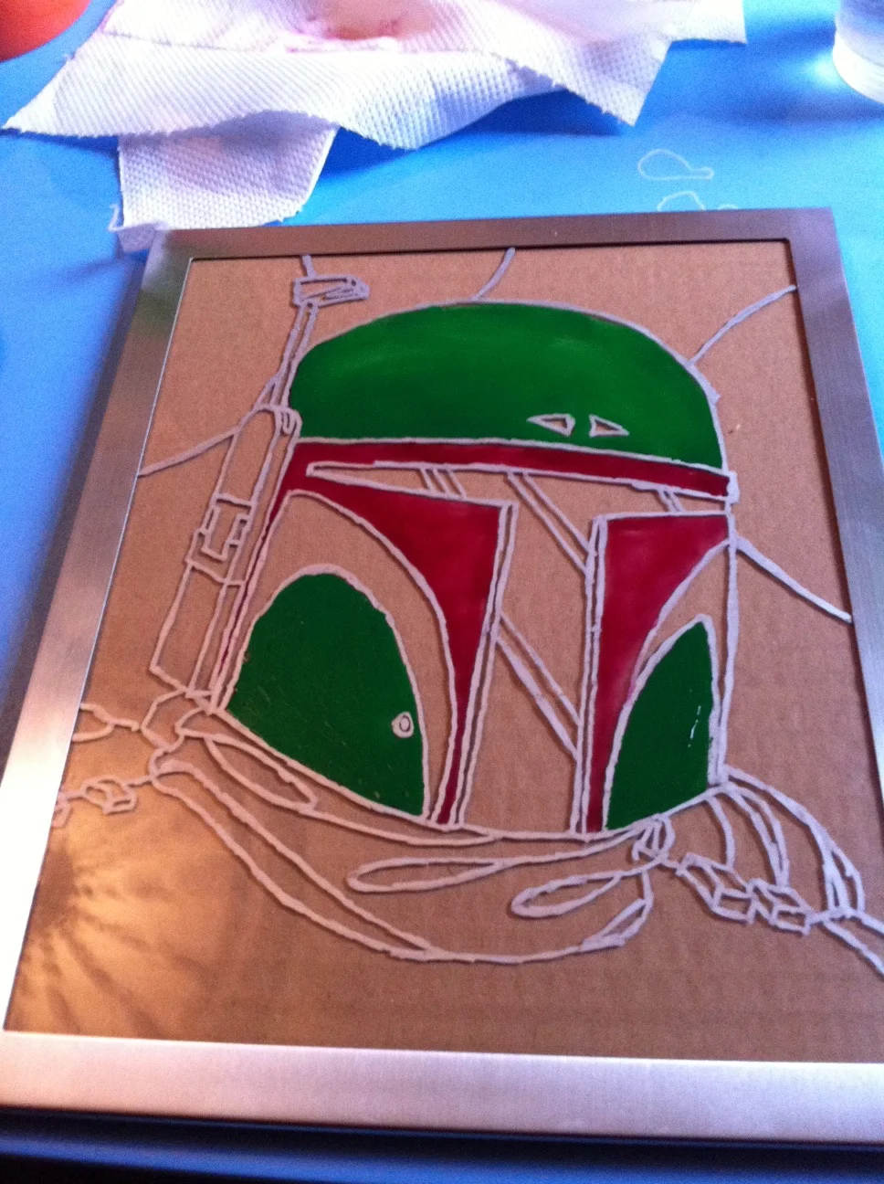 Boba Fett Stained Glass- by Me!